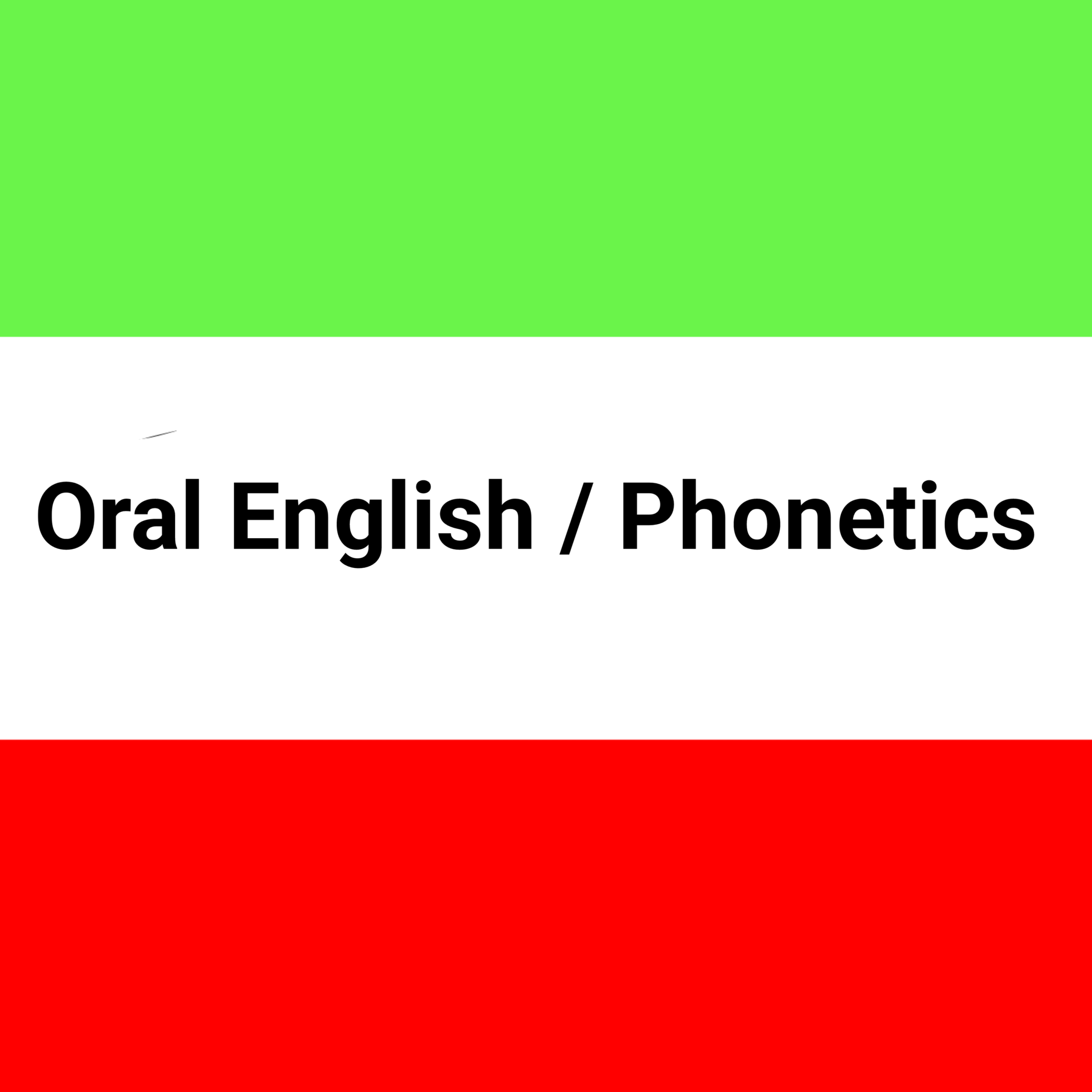 Oral English / Phonetics